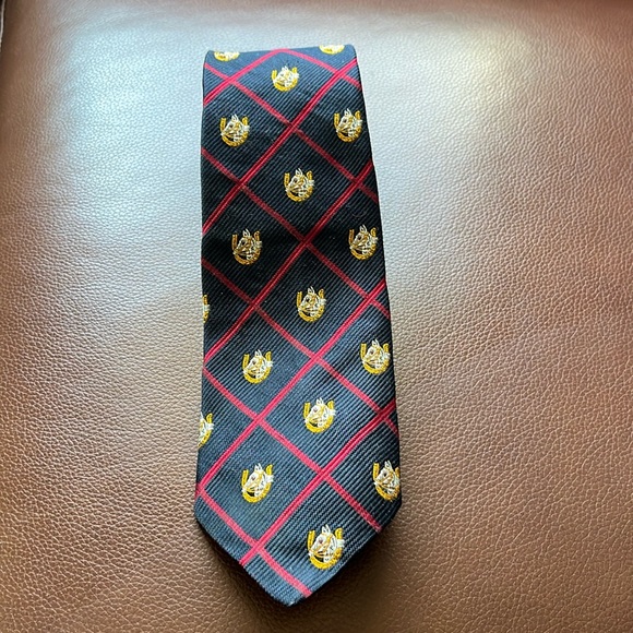 Polo Ralph Lauren stripped narrow club men’s silk tie - Picture 2 of 4